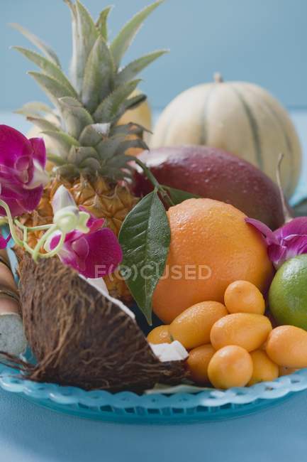 Свіжі екзотичні фрукти — стокове фото