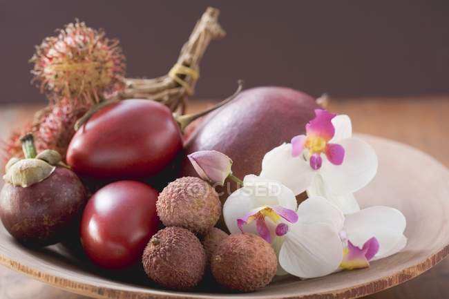 Frutos exóticos variados — Fotografia de Stock