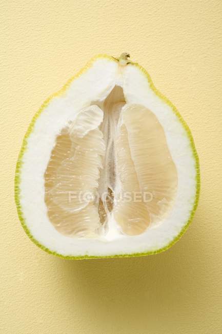 Top view of half a pomelo — Stock Photo