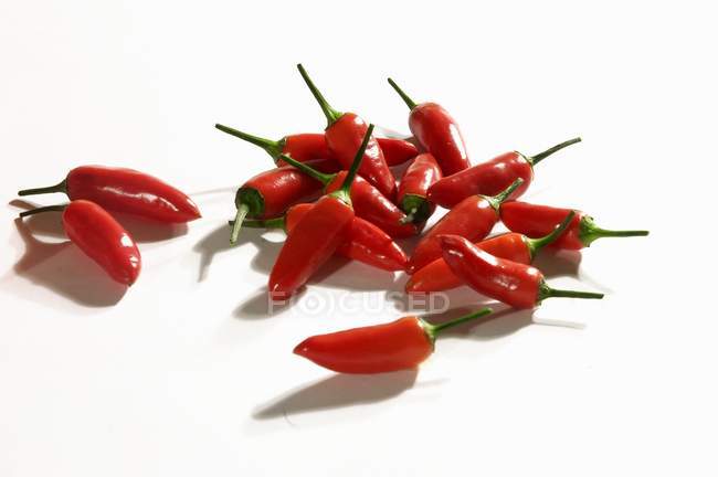 Chiles rojos pequeños - foto de stock