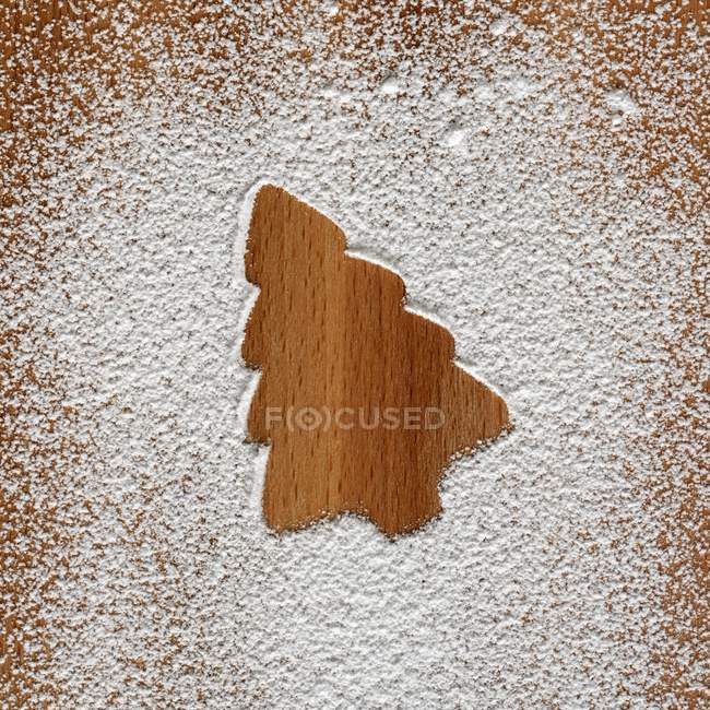 Christmas tree shape — Stock Photo
