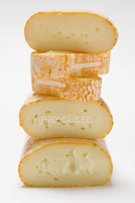 Cow's milk cheeses — Stock Photo