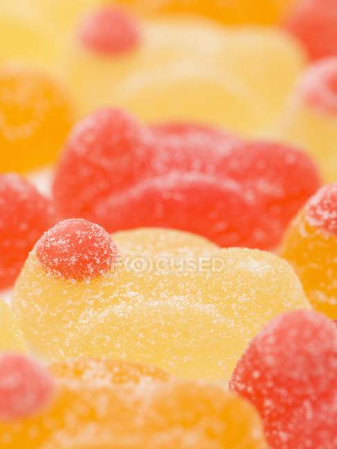 Pulcini gelatina in fila — Foto stock