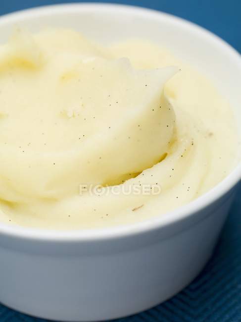 Vanilla mashed potato — Stock Photo