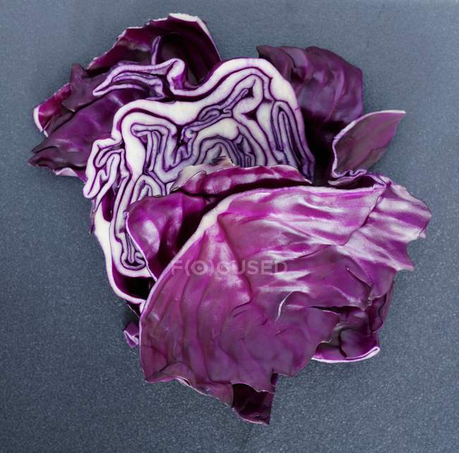 Red ripe cabbage — Stock Photo