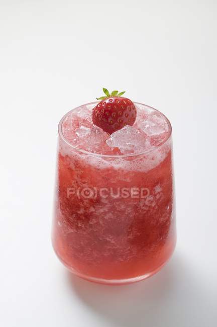 Bebida de morango frutada — Fotografia de Stock
