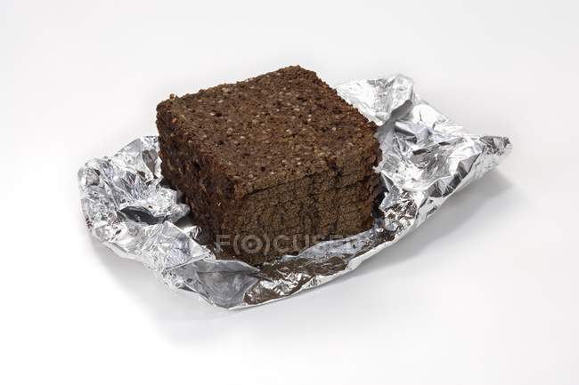 Fatias de pão preto — Fotografia de Stock