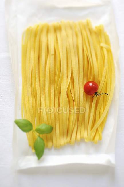 Tagliolini con pomodoro piccolo — Foto stock