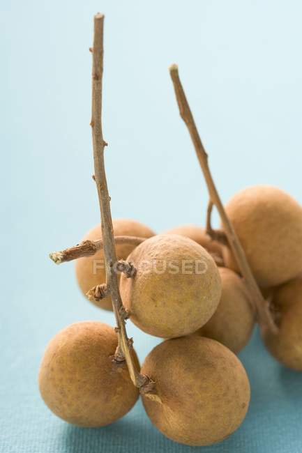 Fresh longans on stalks — Stock Photo