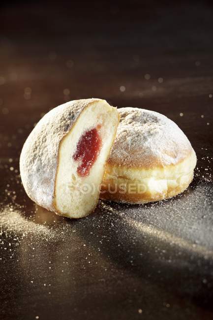 Пончики с сахаром — стоковое фото