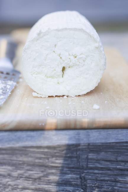 Рулон козячого сиру — стокове фото