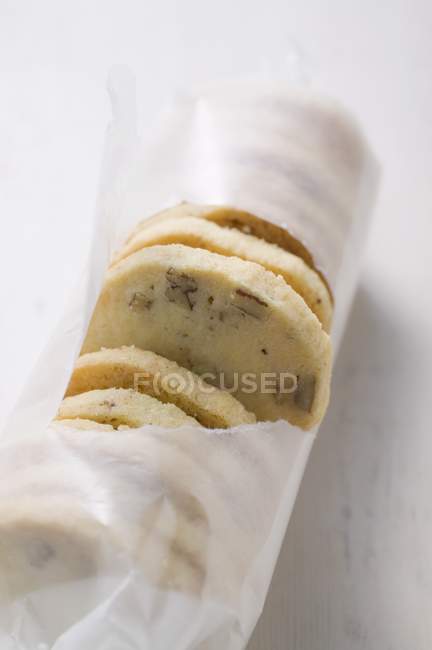 Biscotti in imballaggi aperti — Foto stock
