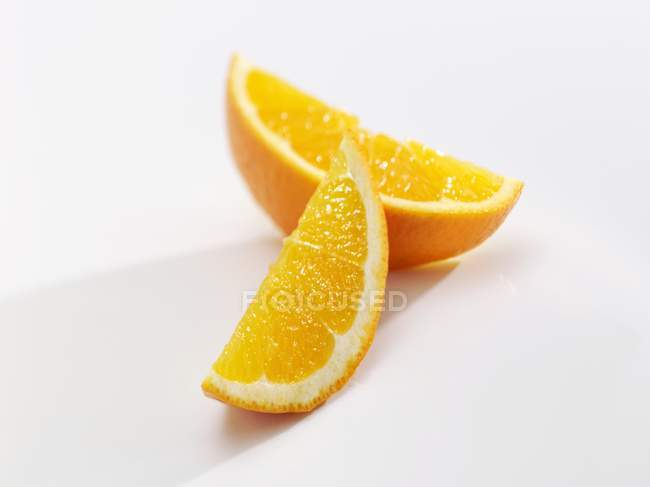 Cunhas de laranja frescas — Fotografia de Stock