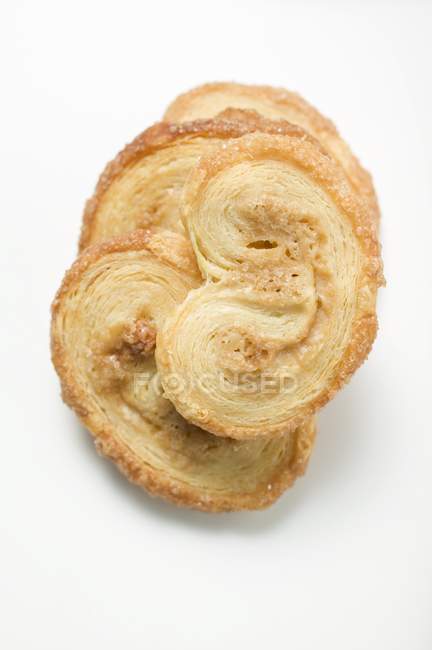 Biscuits sur fond blanc — Photo de stock