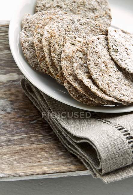 Crispy unleavened bread — Stock Photo