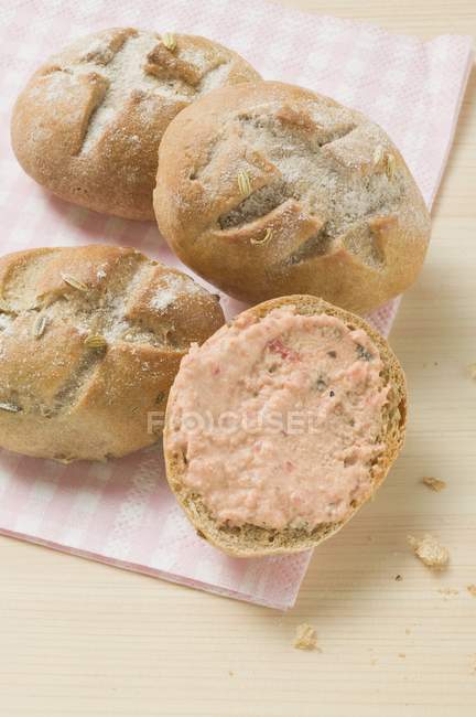Spiced cheese spread — Stock Photo