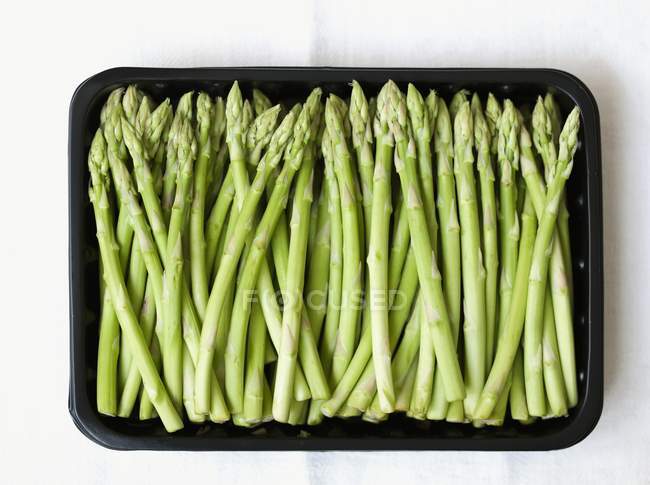 Green ripe asparagus — Stock Photo