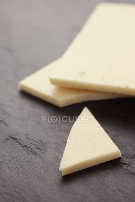 Chocolate branco com baunilha — Fotografia de Stock