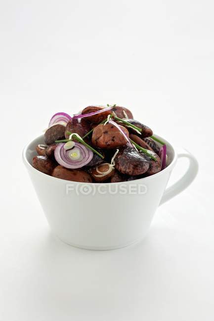 Salade de haricots rouges — Photo de stock