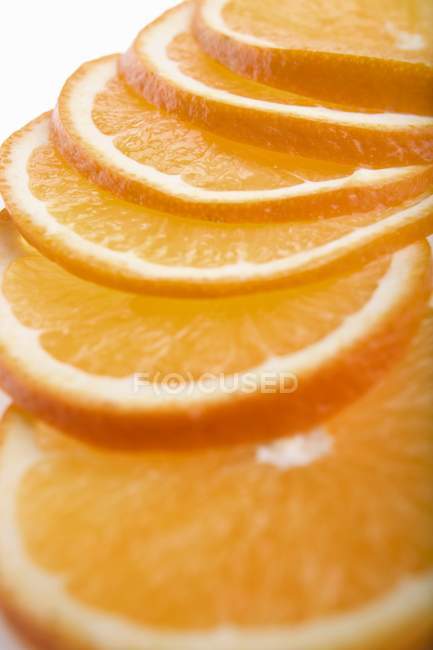 Tranches d'orange fraîches — Photo de stock