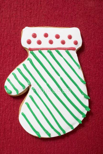 Biscotto di Natale a forma di oggetti festivi — Foto stock