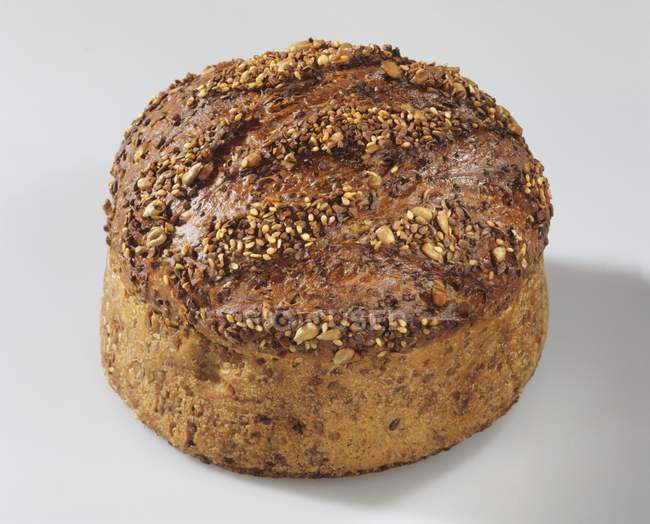 Round multigrain bread — Stock Photo