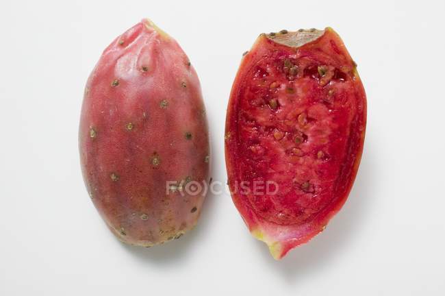 Two prickly pear halves — Stock Photo