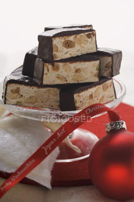 Chocolate-coated sweets — Stock Photo