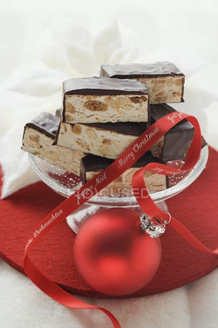 Chocolate-coated sweets — Stock Photo