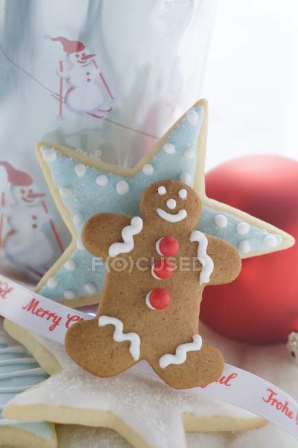 Christmas decoration on white — Stock Photo