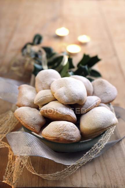 Süße Ravioli-Kekse — Stockfoto