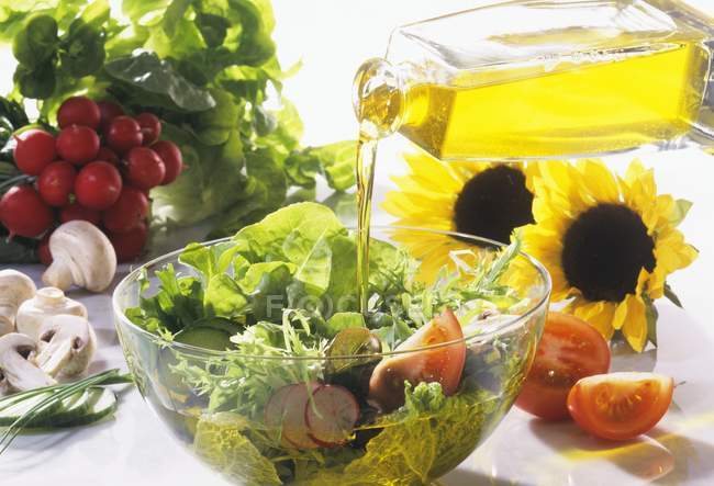 Griechischer Salatkäse — Stockfoto