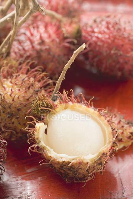 Rambutan freschi maturi — Foto stock