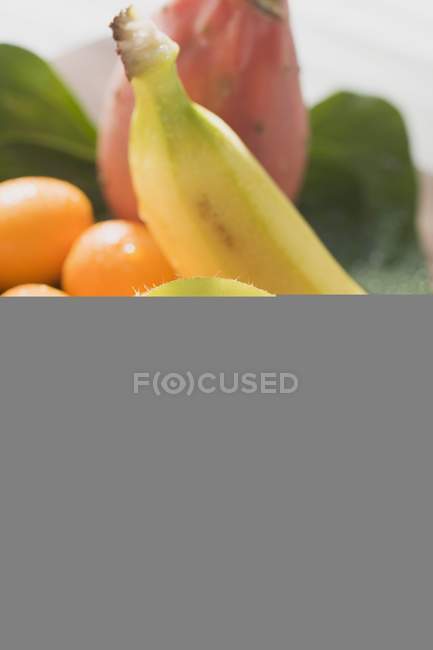 Екзотичні фрукти натюрморт — стокове фото
