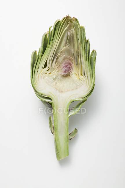 Half of fresh artichoke — Stock Photo