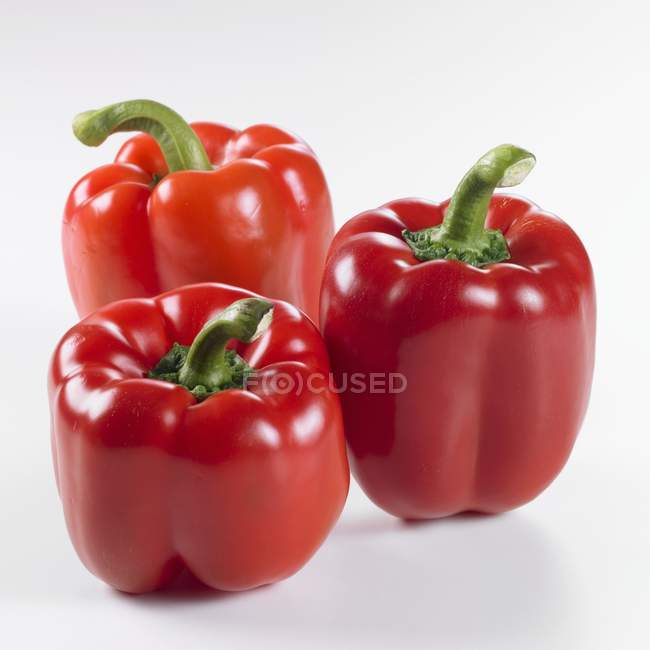 Peperoni maturi rossi — Foto stock