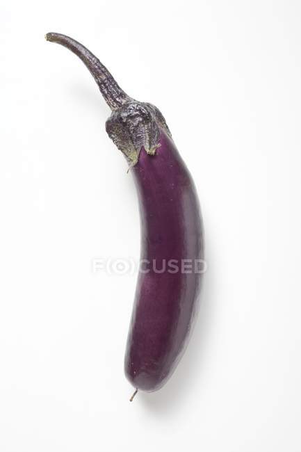 Thin purple aubergine — Stock Photo