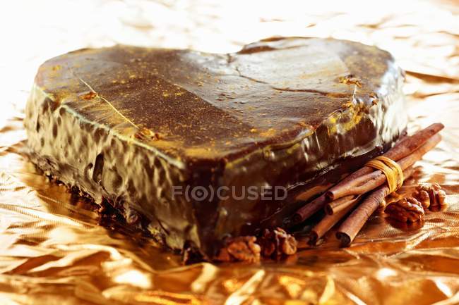 Chocolate-coated gingerbread — Stock Photo