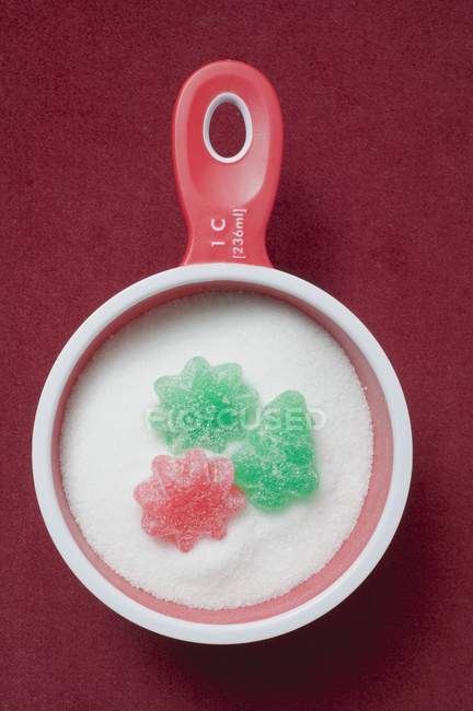 Dolci di gelatina e zucchero — Foto stock