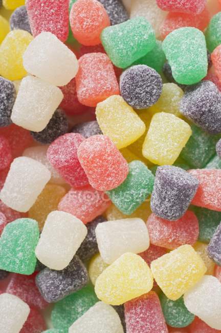Caramelle di gelatina ricoperte di zucchero — Foto stock
