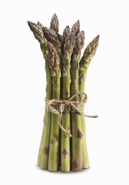 Fascio di asparagi legato — Foto stock