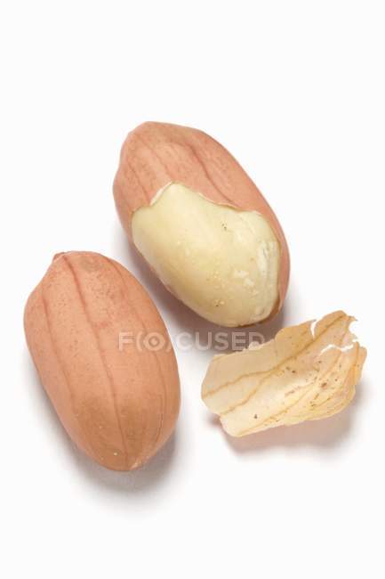 Erdnuss mit entfernter Haut — Stockfoto