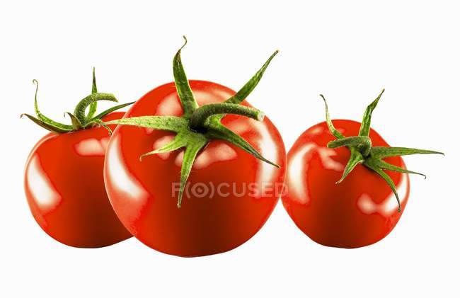 Свіжі стиглі червоні помідори — стокове фото