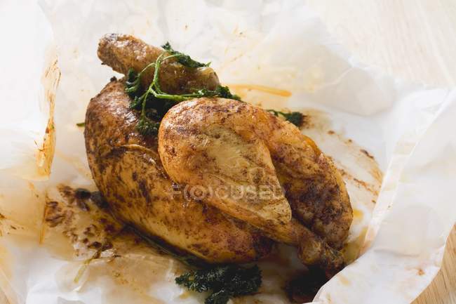 Metade do frango grelhado — Fotografia de Stock