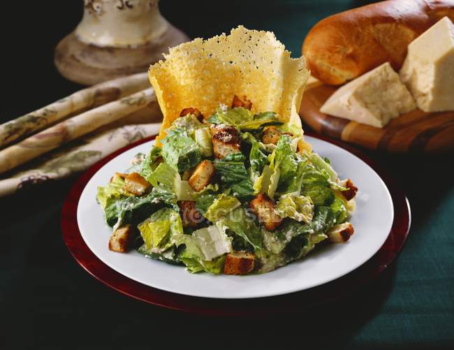 Caesar Salad with Parmesan — Stock Photo