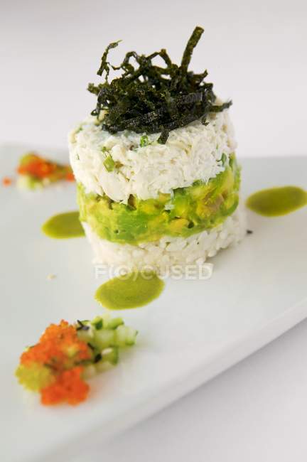 Reconstructed California Roll — Stock Photo