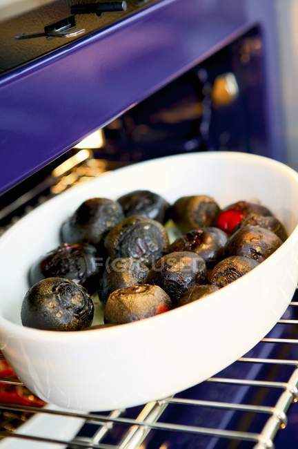 Roasted Chiogga Beets in the Oven — Stock Photo