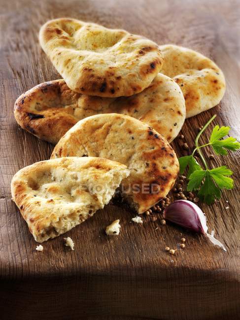 Spicy pita bread — Stock Photo