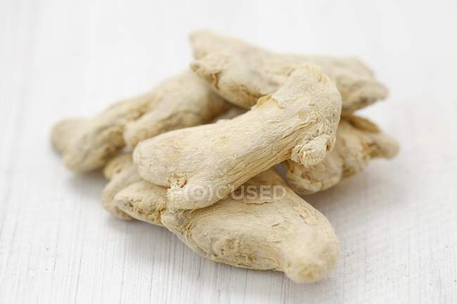 Dried ginger roots — Stock Photo