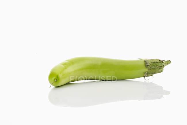 Fresh Green aubergine — Stock Photo